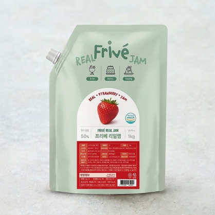 프리베 리얼잼 딸기잼 1kg 과일잼 리플잼